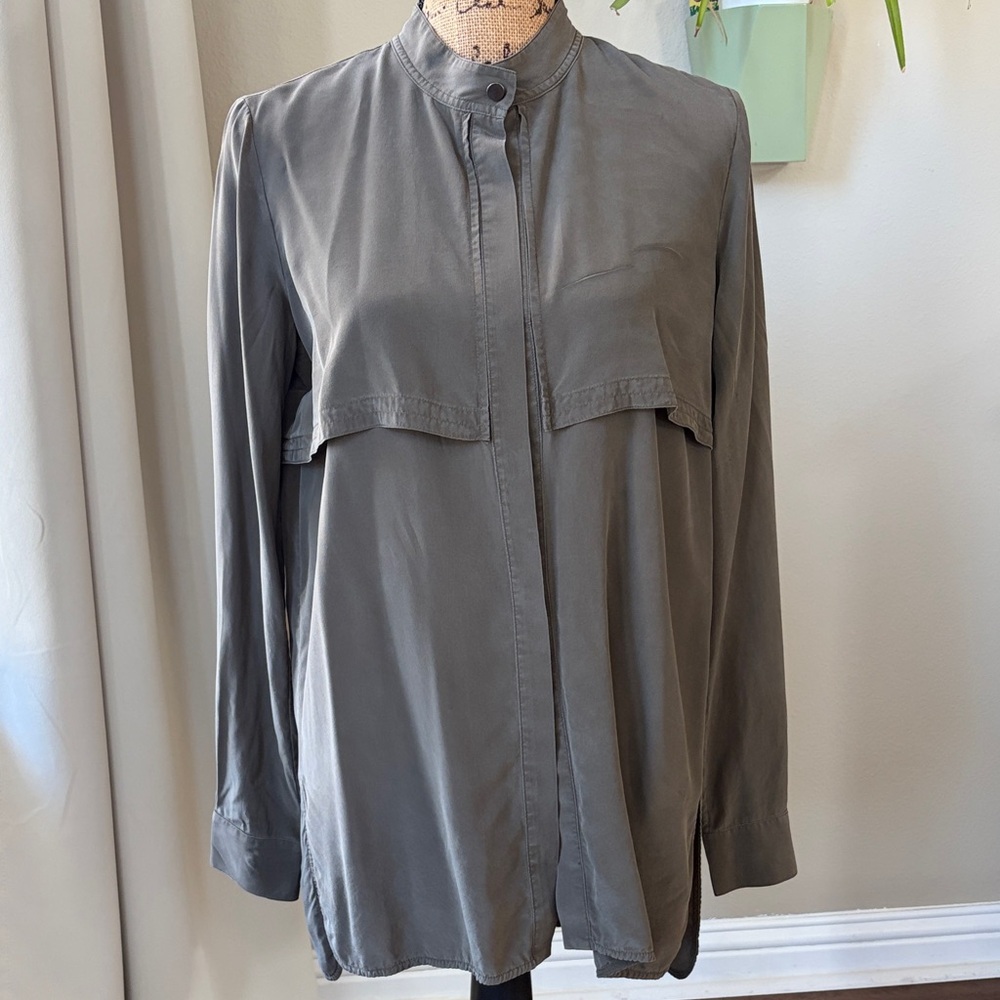 Vince Silk Olive Green